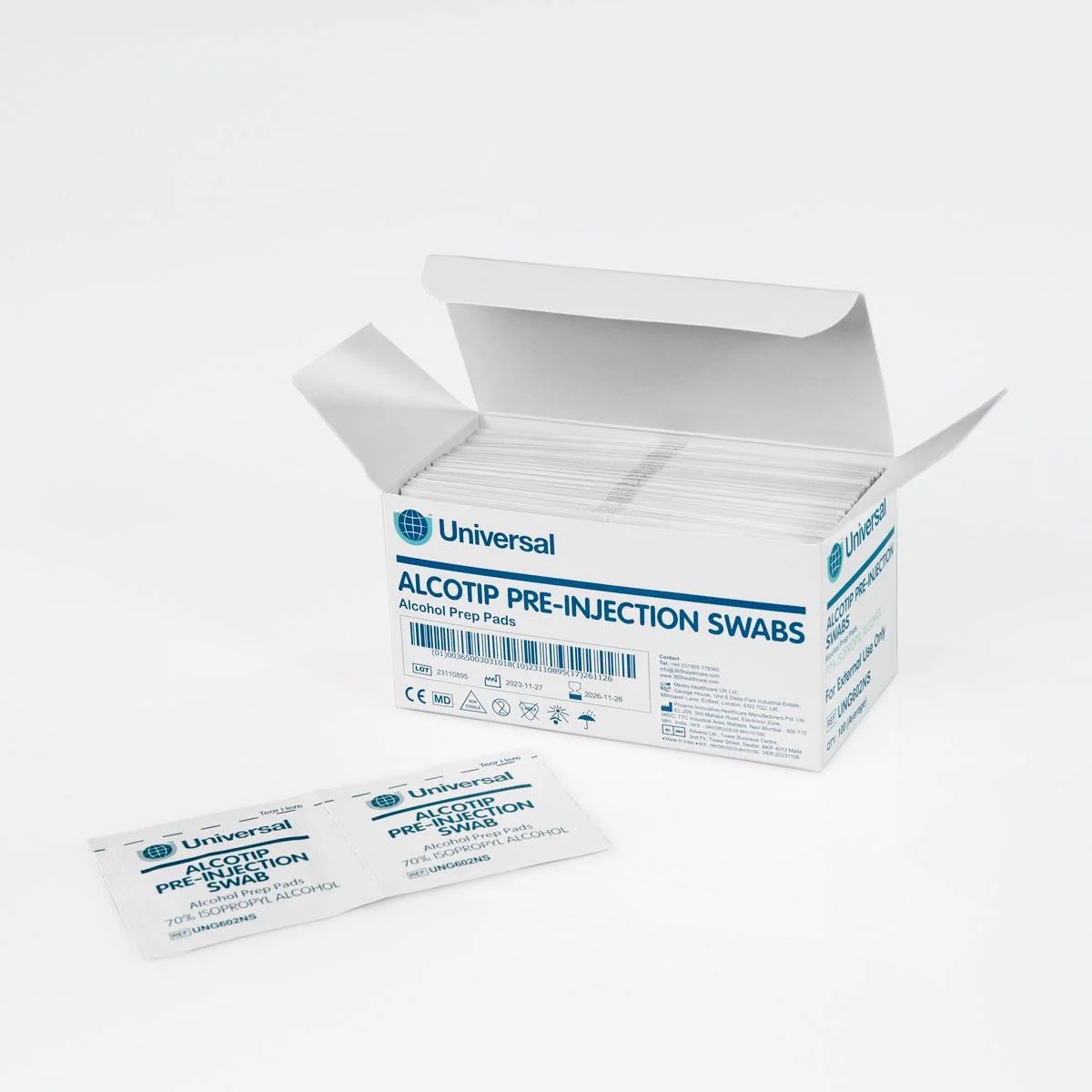 Pre-Injection Skin Cleansing Swabs